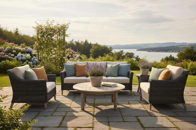 Chaise de jardin empilable